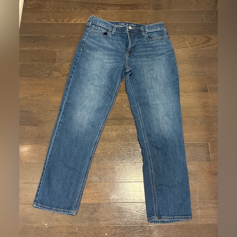 Oldnavy 8 short boyfriend jeans dark wash